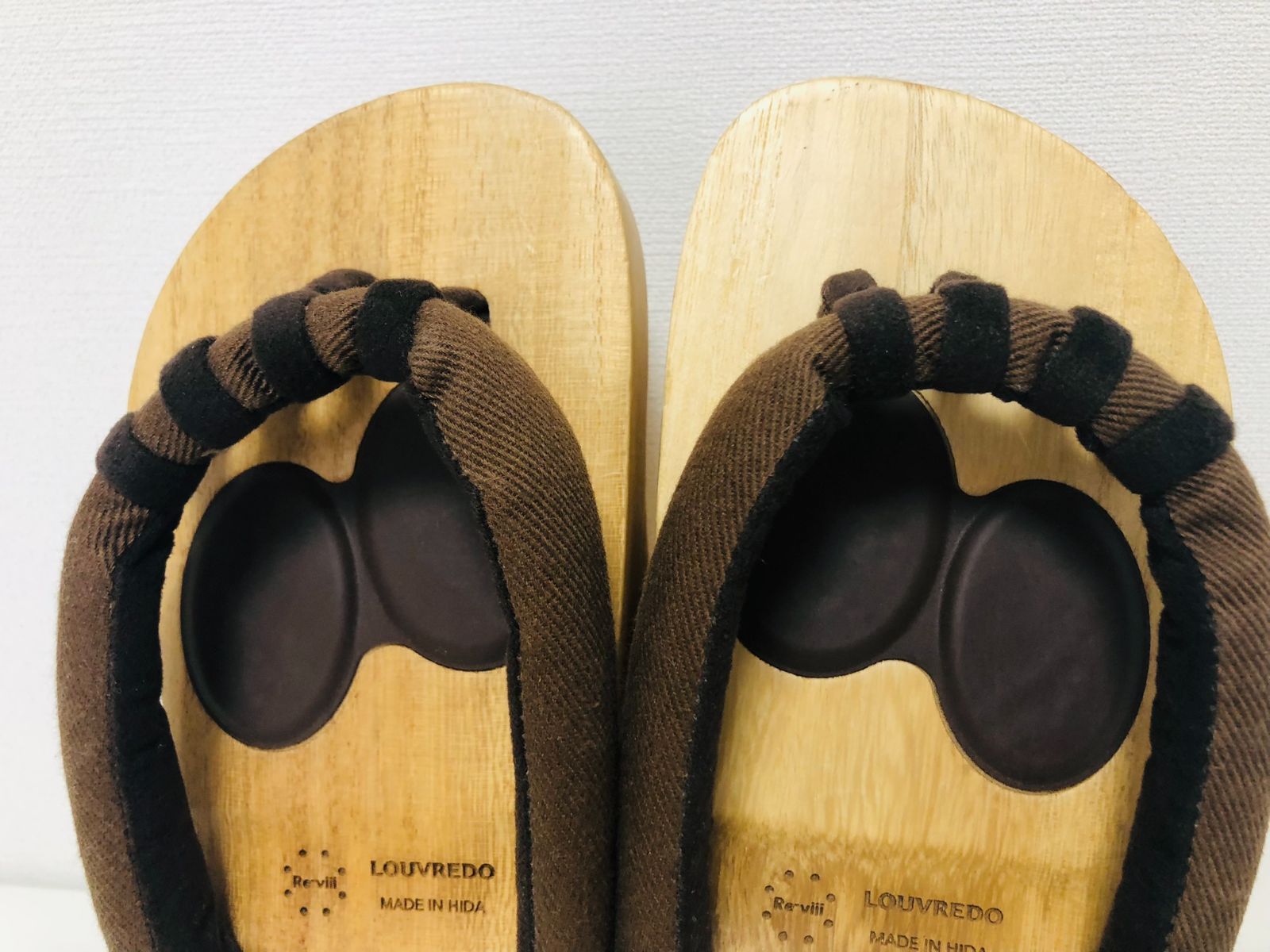 LOUVREDO レヴィ 一本歯下駄 あしゆびひろ下駄 Mサイズ
