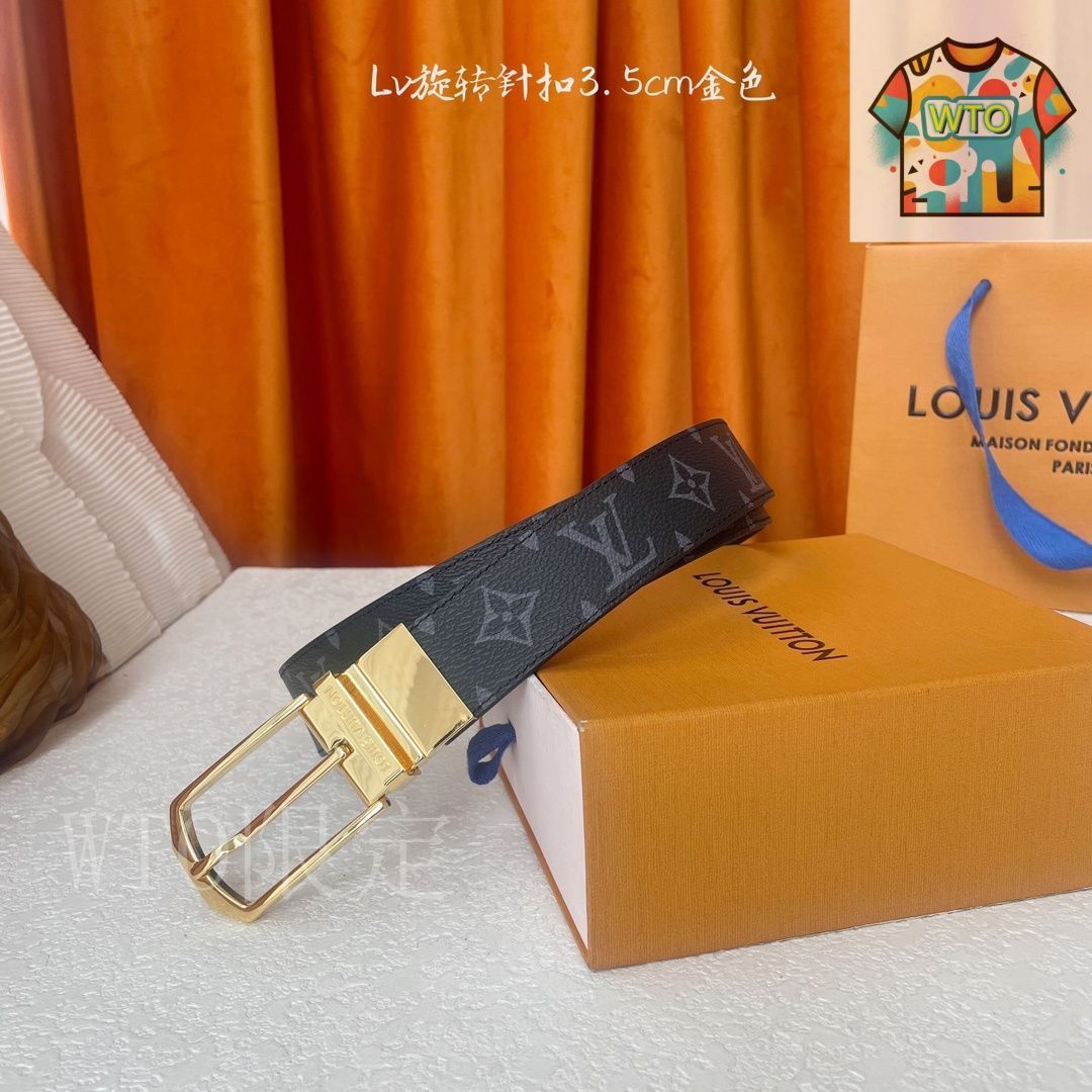Louis Vuitton レザー ベルト 今日特価】Louis Vuitton ルイヴィトン レザーベルト-1 - メルカリ