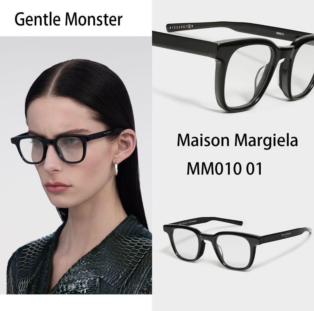 新品未使用 ジェントルモンスター GENTLE MONSTER Maison Margiela MM010 01 サングラス 透明 メガネ 男女兼用  - メルカリ