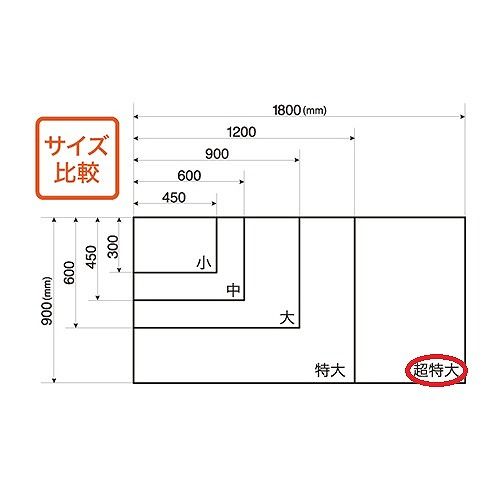 マグエックス(MagX) 吸着ホワイトボードシート 超特大 MKS-90180(19064)