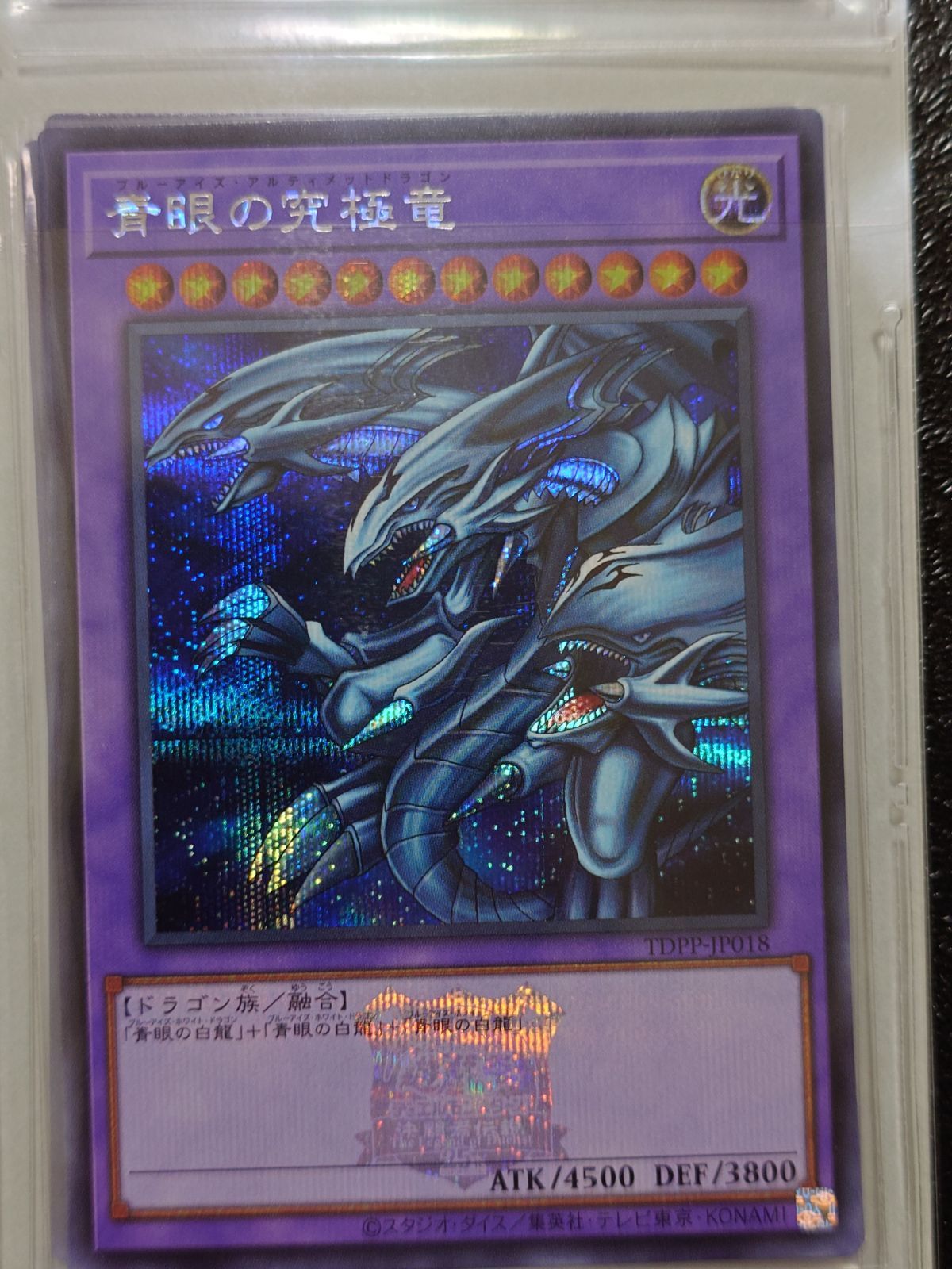 青眼の究極竜 ロゴ入りシークレット プレミアムパック決闘者伝説