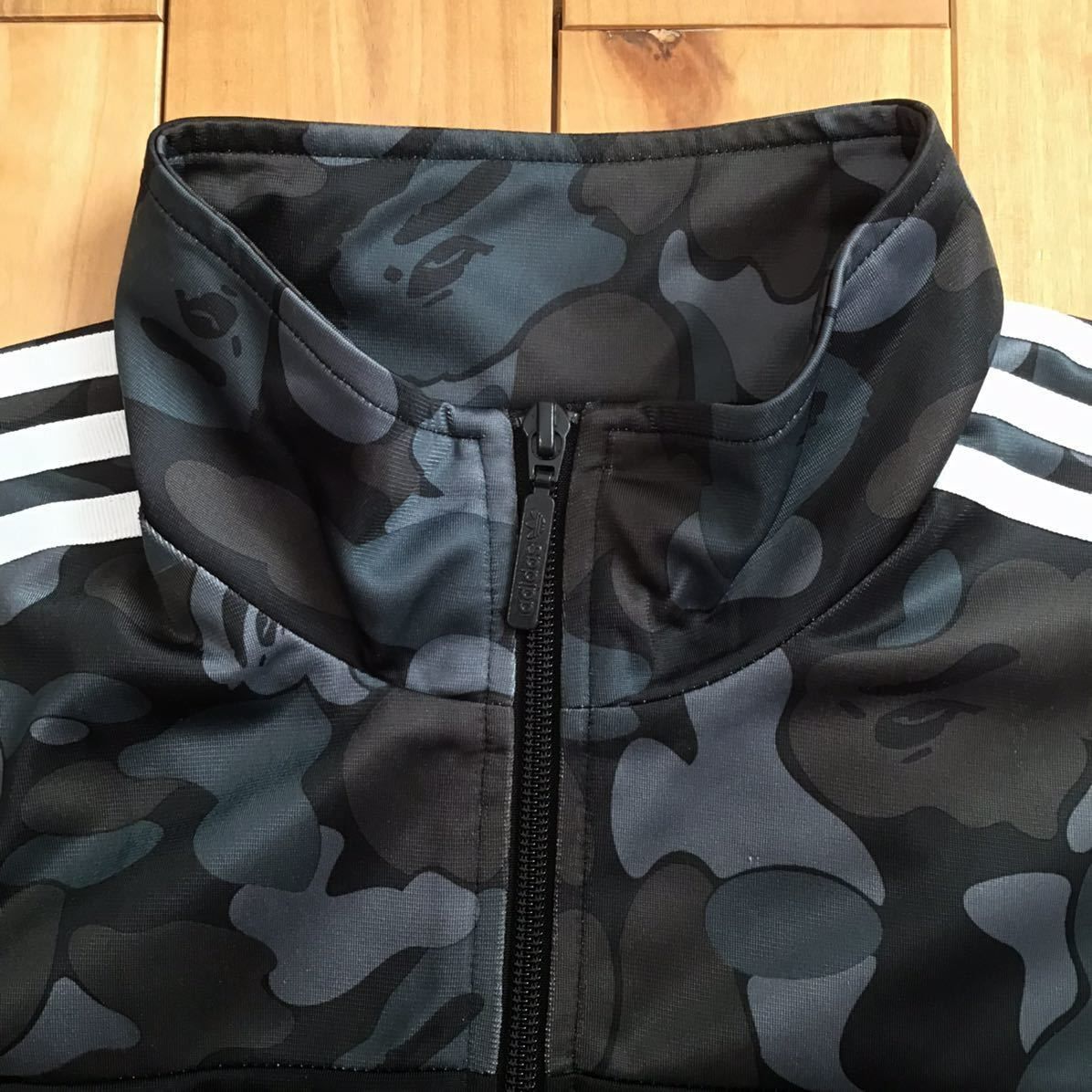 ご予約品 BAPE×adidas カモフラ 希少 エイプ アディダス 迷彩 ジャージ