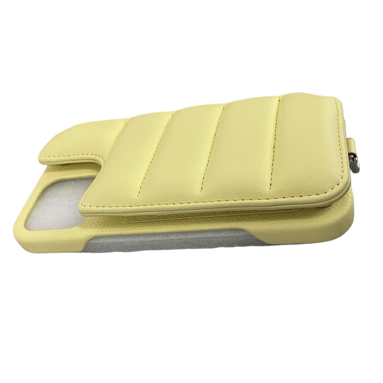 DEMIUイエロー スマホケース カードポケット付き スマートフォンケース