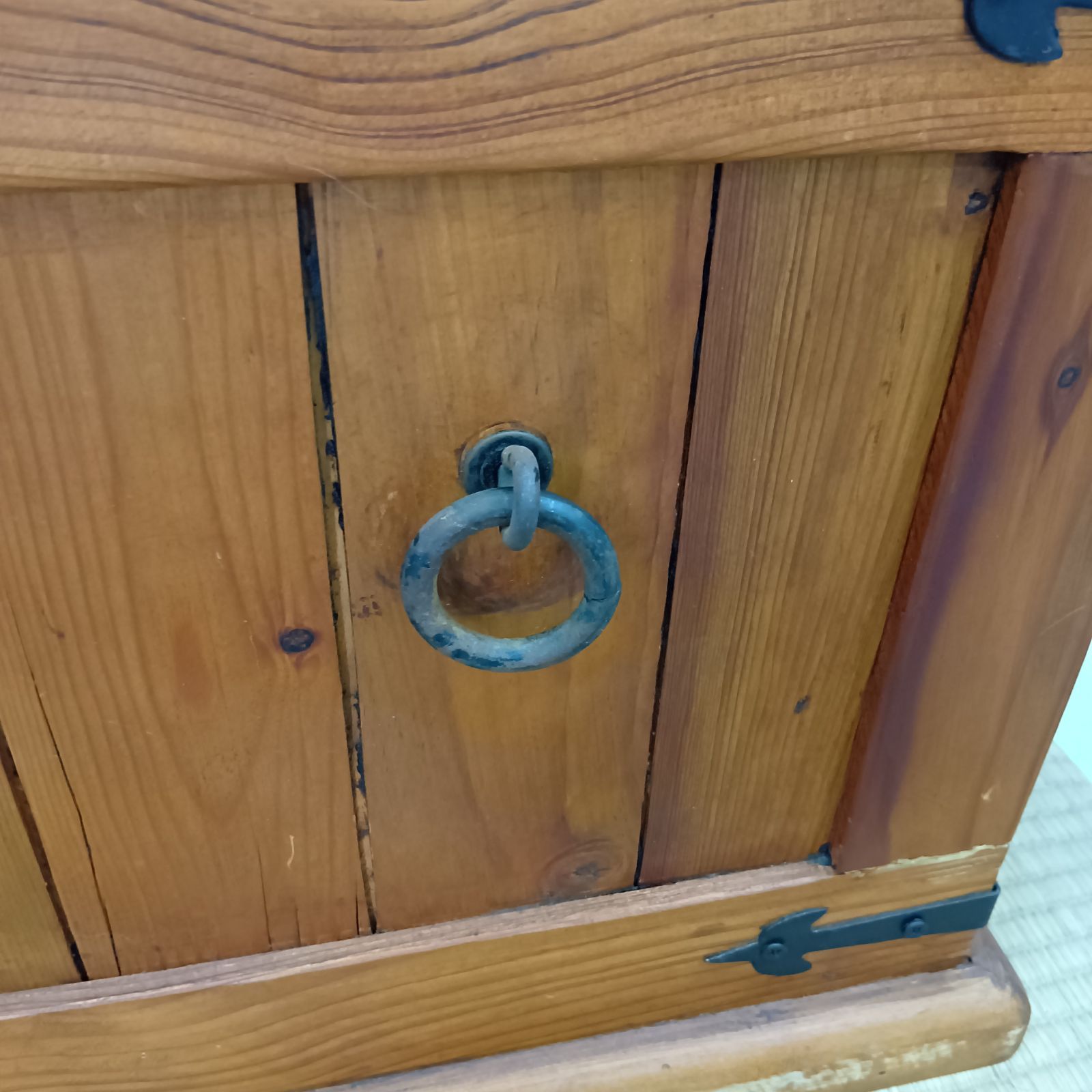 アンティーク 木製 トレジャーボックス 宝箱 インテリア おもちゃ箱