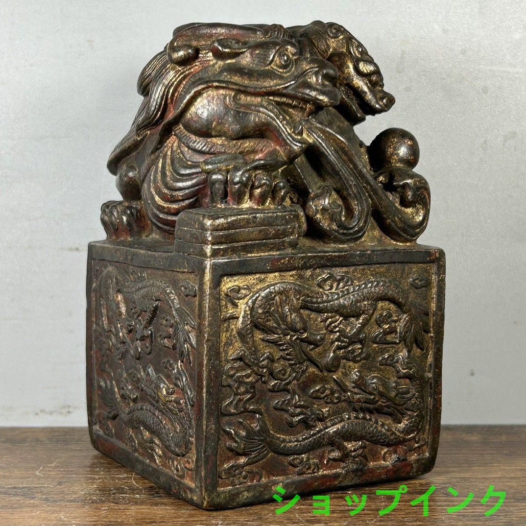 ゴシップ竜亀 装飾品 現代工芸品 美術品 置物 竜亀 印 玉璽の 置物 工芸品 美術品 - メルカリ