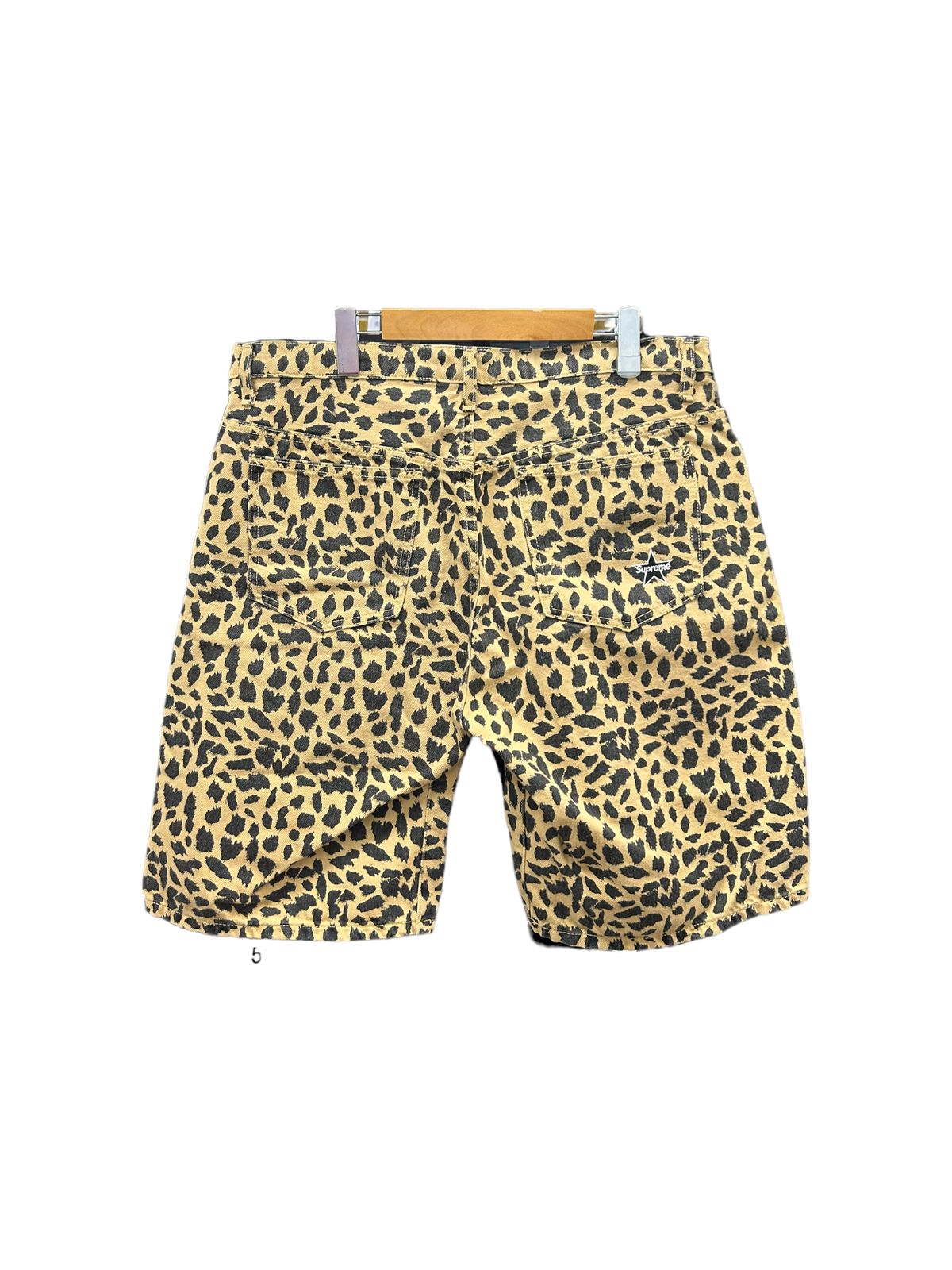 Supreme 17ss Washed Denim Shorts レオパード Supreme (シュプリーム) 17SS Washed Denim Shorts Cheetah ショート