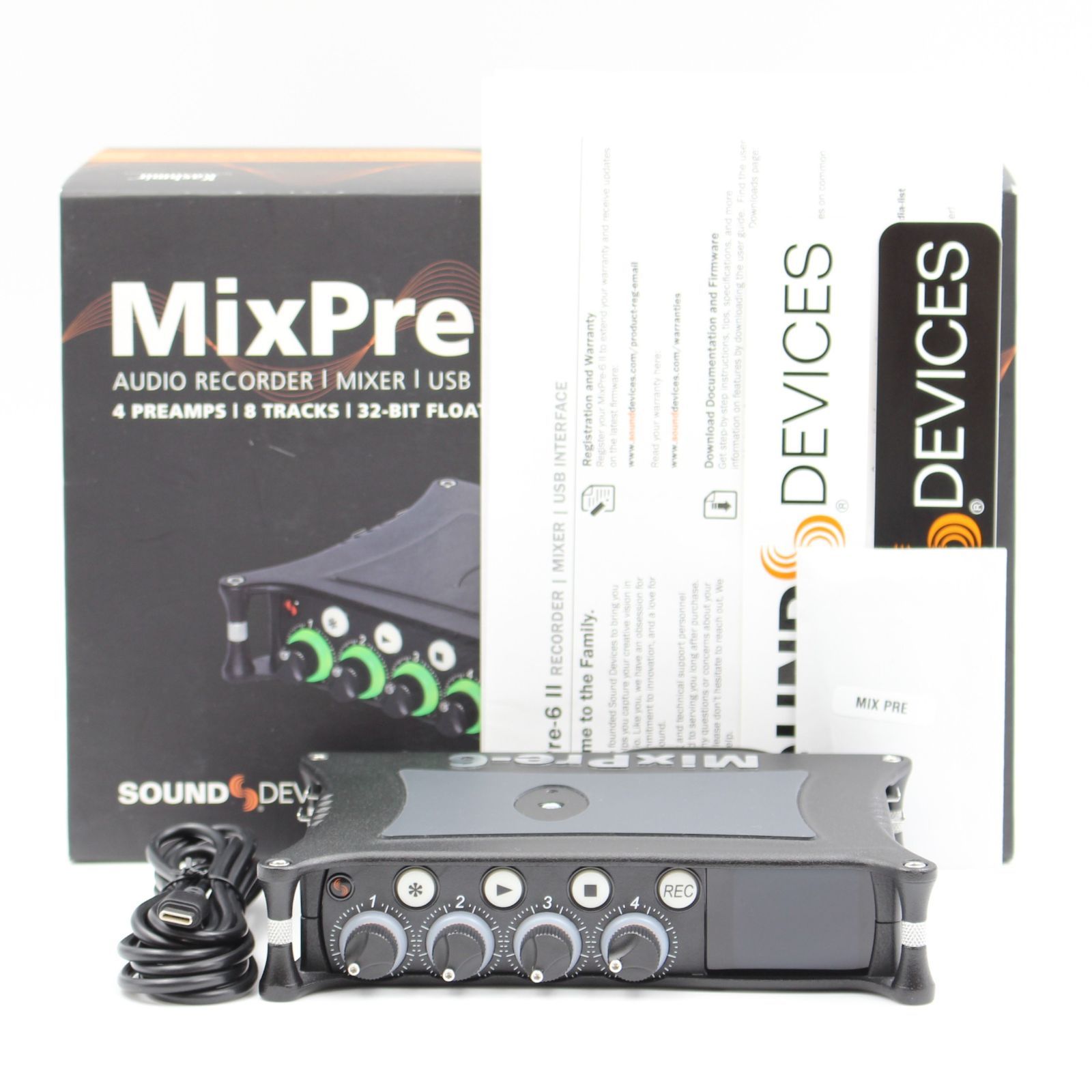 SOUND DEVICES MixPre-6Ⅱ II ポータブルミキサー＆レコーダー サウンドデバイス