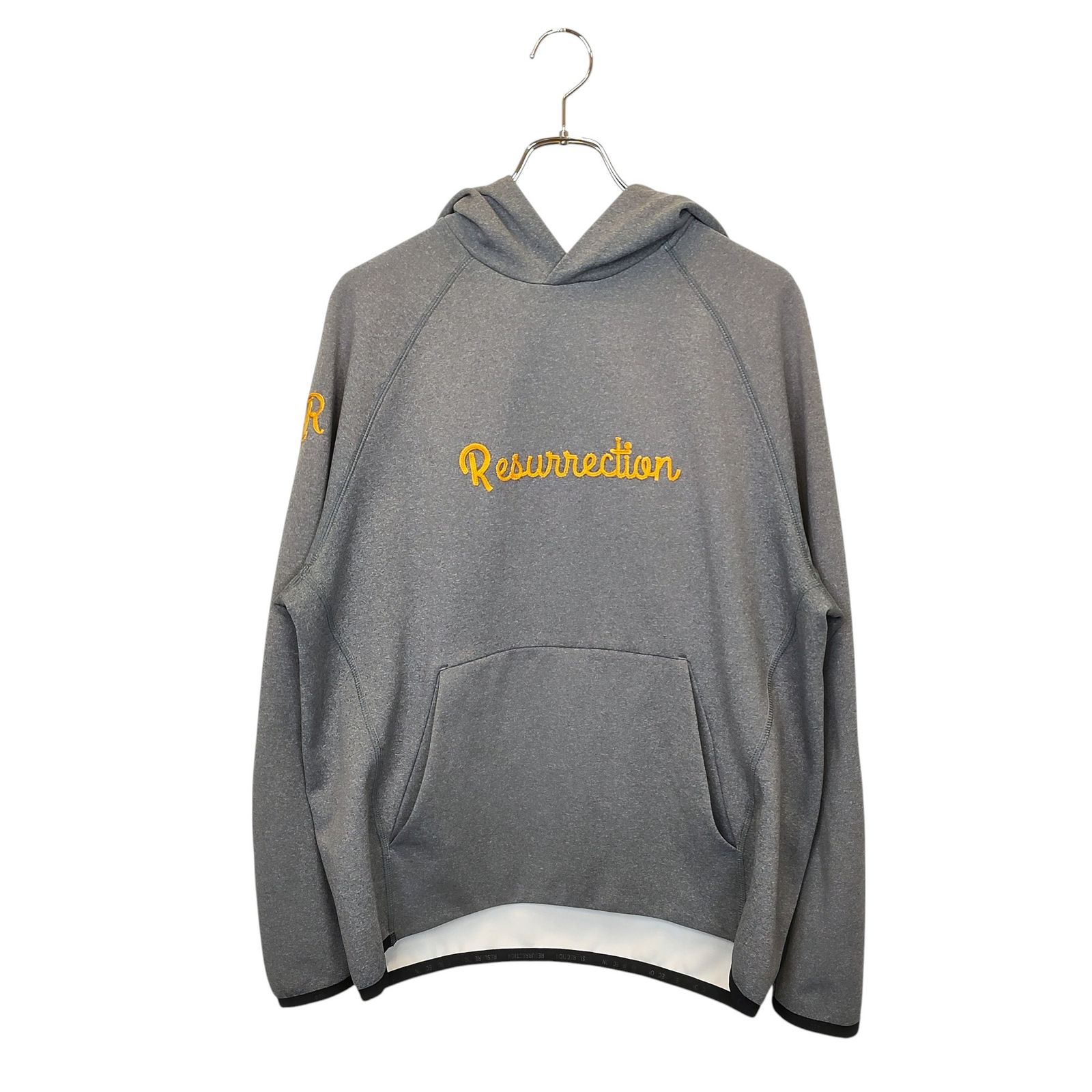 Resurrection レザレクション ゴルフ 23SS CHAIN EMBROIDERY LOGO HOODIE パーカー RM-02 XL グレー