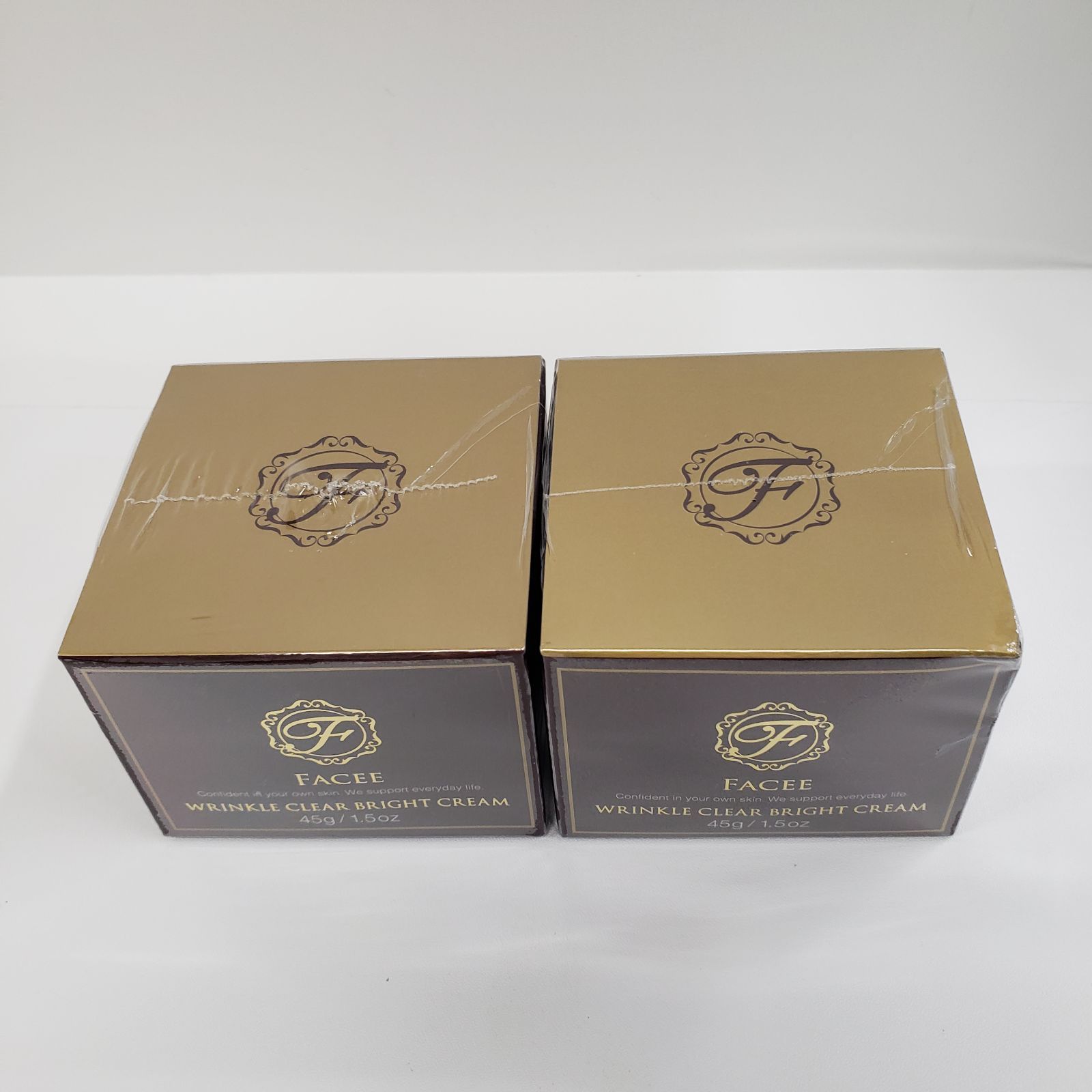新品 3個セット Facee フェイシー リンクルクリアブライトクリーム 45g 
