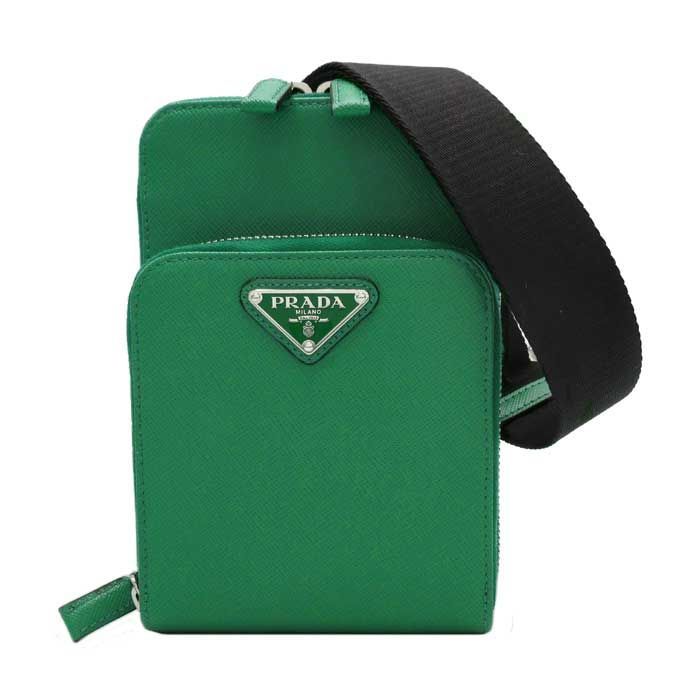 プラダ ショルダーバッグ PRADA スマホショルダー 斜め掛け 2ZH126 053 F0458 SAFFIANO アウトレット メンズ