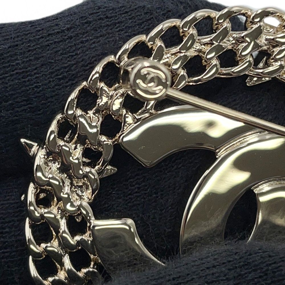 シャネル ブローチ ココマーク ラウンド スター メタル ラインストーン