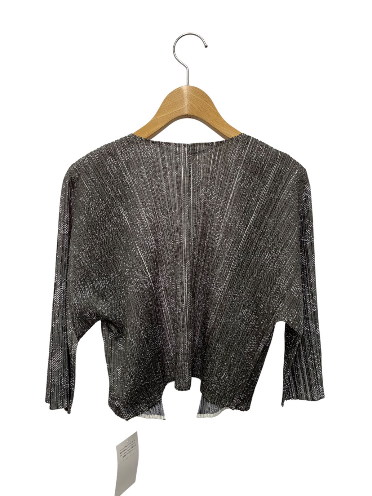 プリーツプリーズイッセイミヤケ PP16-JO724 トップス 3 グリーン 総柄 ITQGOK1MND1O PLEATS PLEASE ISSEY MIYAKE - プリーツプリーズイッセイミヤケ PP16