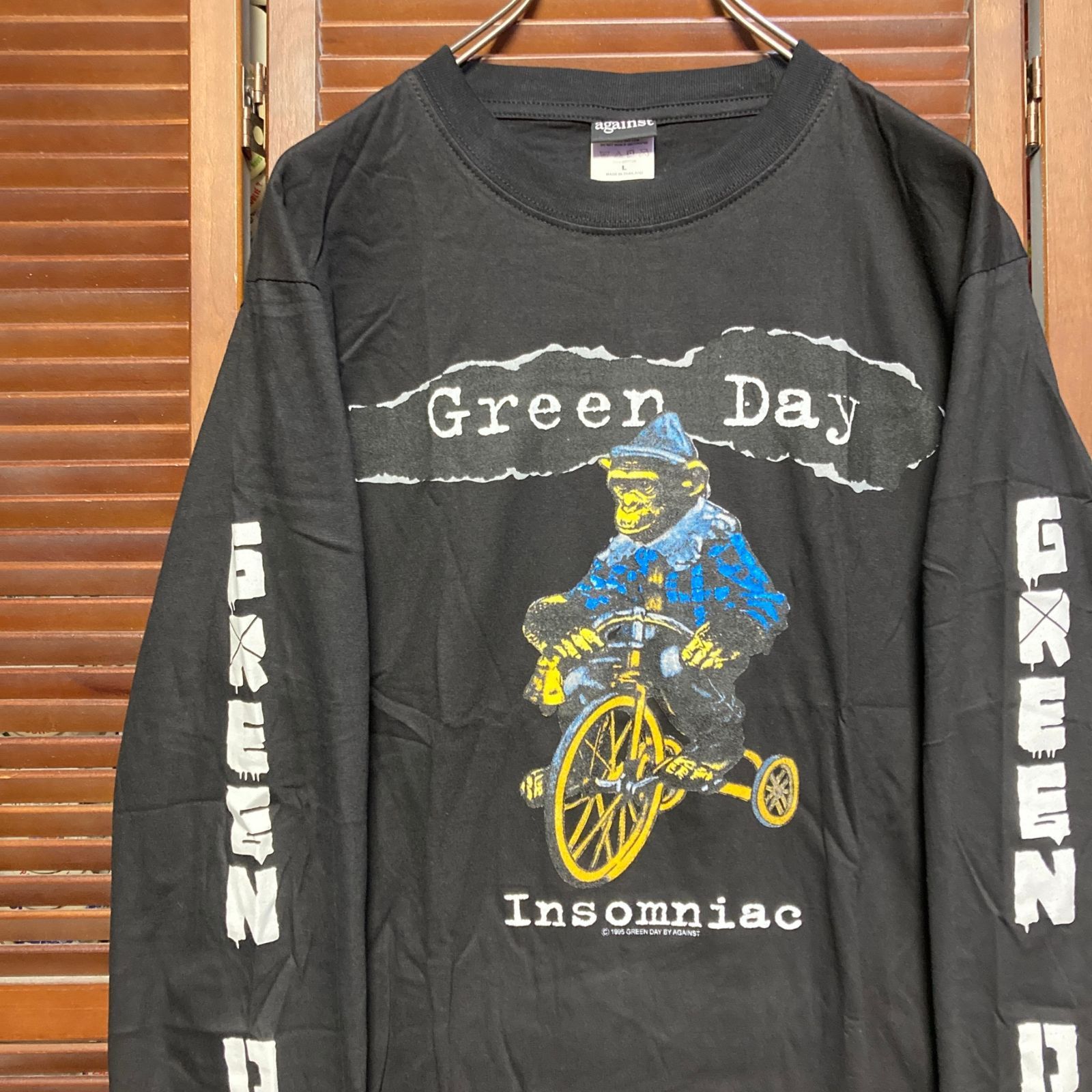⭐︎ 長袖 Tシャツ ロンT グリーンデイ GREENDAY インソムニアック 黒