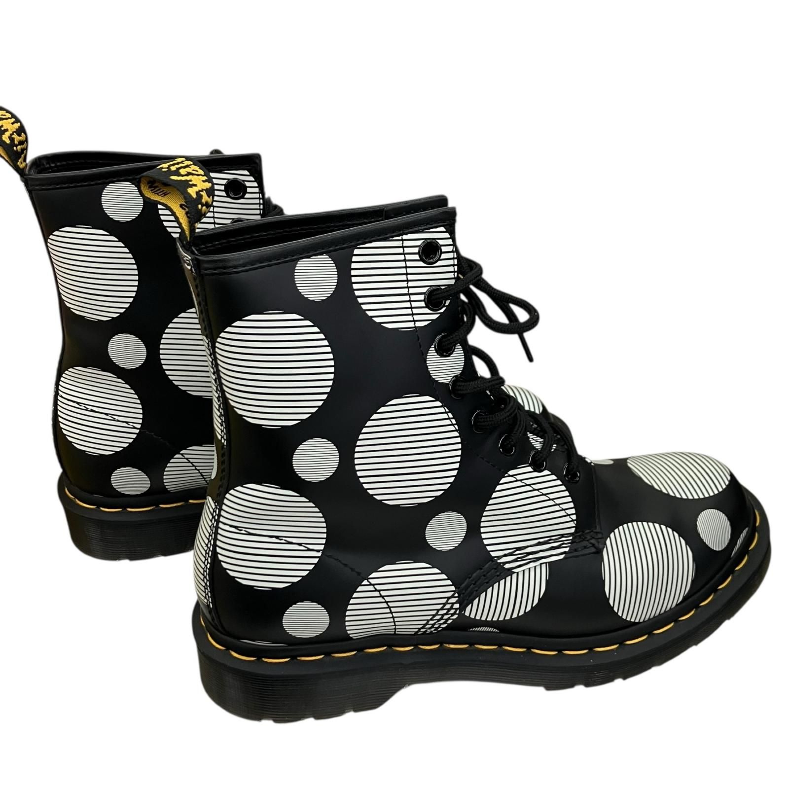 186000 Dr.Martens ドクターマーチン ブーツ ポルカドット 26876 25 黒