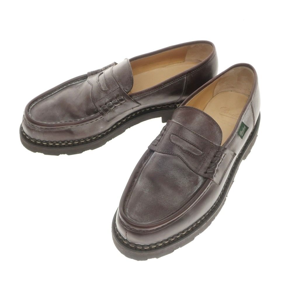 パラブーツ Paraboot REIMS コインローファー ブラウン サイズ10 メンズ