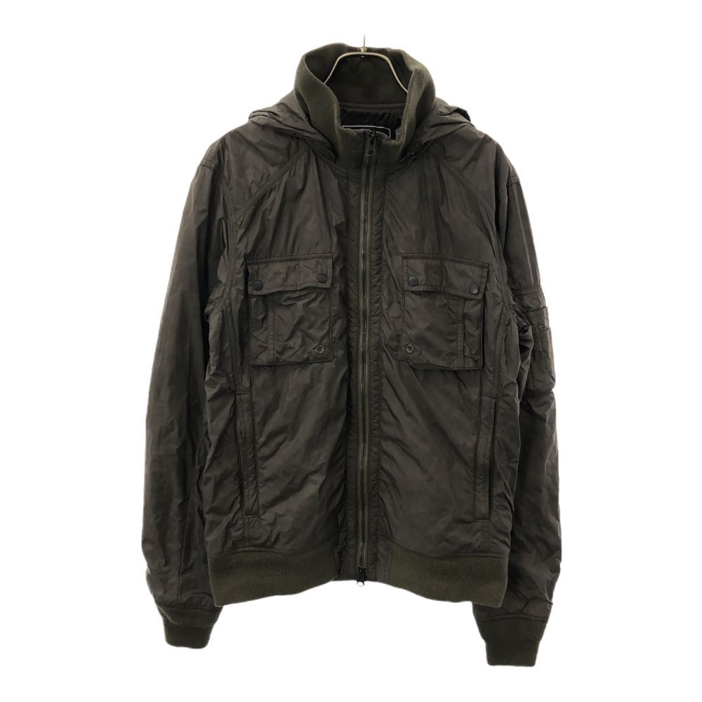 アルファインダストリーズ ナイロン ミリタリージャケット M カーキ系 ALPHA INDUSTRIES INC メンズ 古着 【240203】