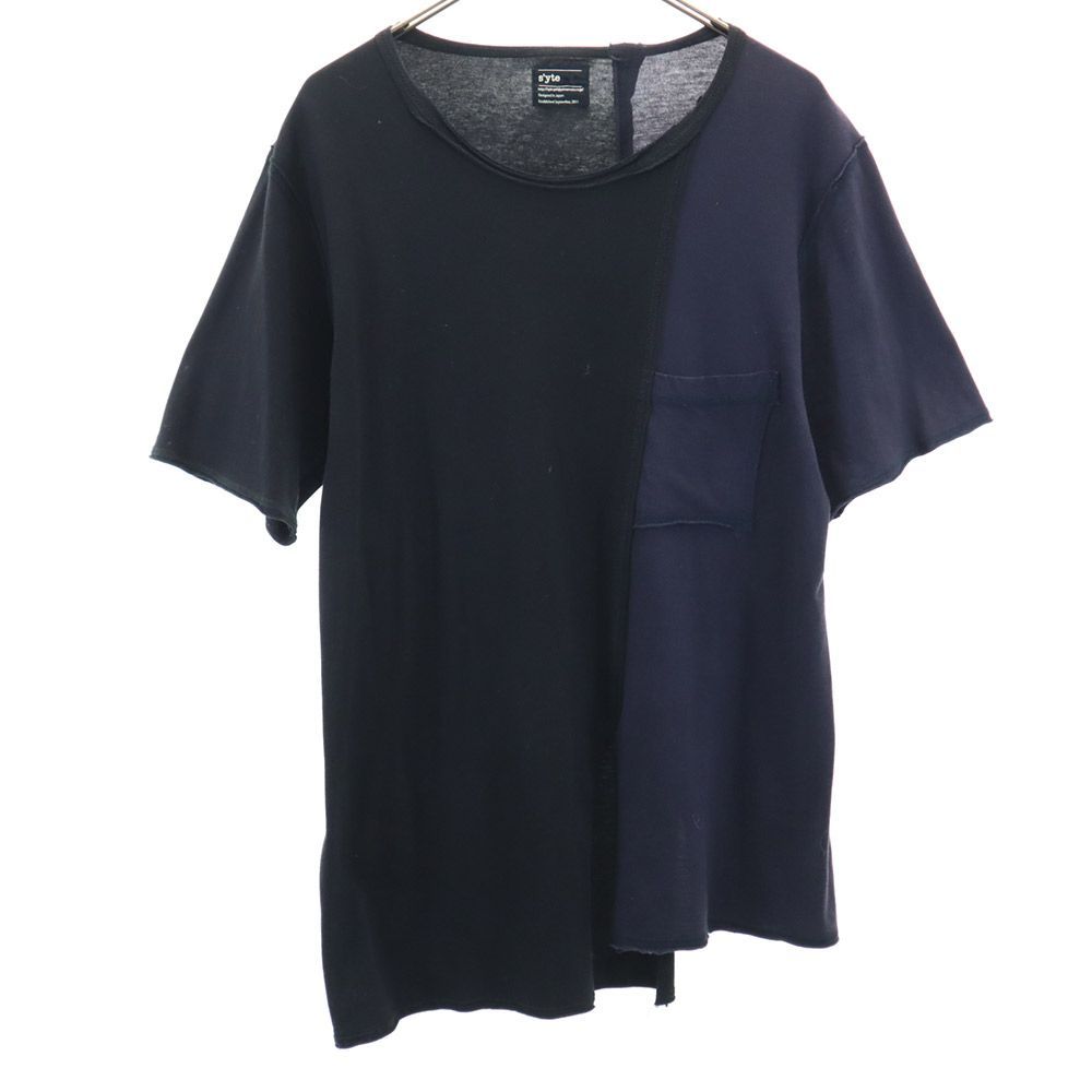 サイト 日本製 半袖 Tシャツ M ブラック S'YTE メンズ 古着 【240314】