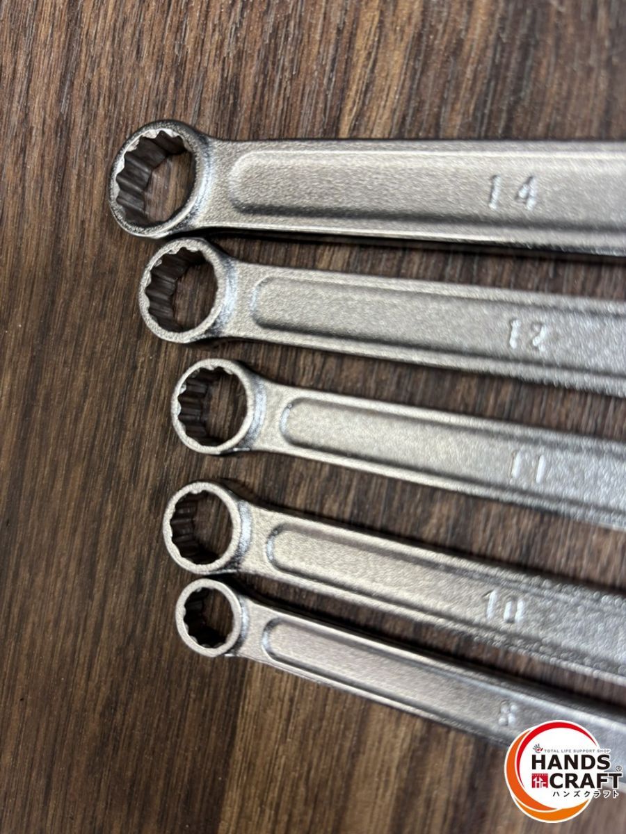 ♭ KTC 京都機械工具 ストレートメガネレンチ 5本セット 8~17ミリ ハンズクラフト熊本店