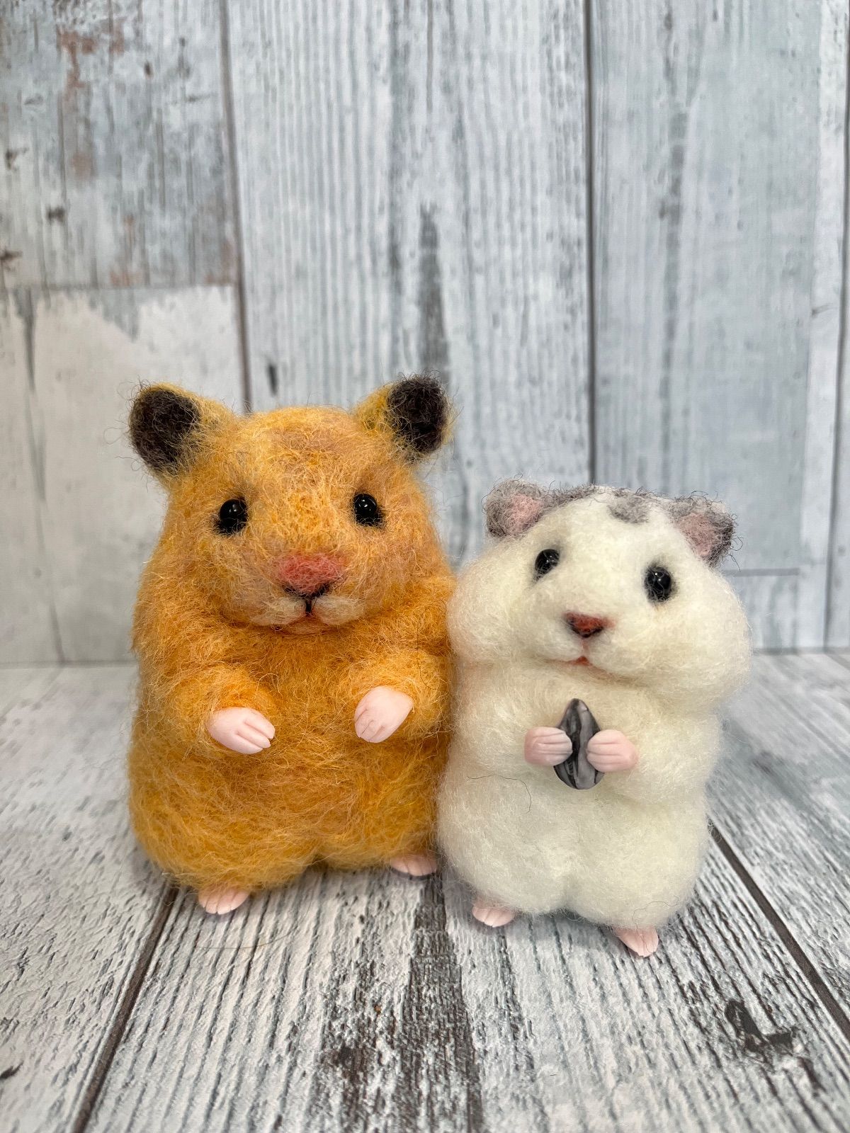 羊毛フェルト】ハムスター☆オーダー（ちびもか） 羊毛フェルト
