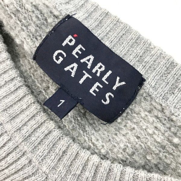 PEARLY GATES パーリーゲイツ カシミヤ混 ニットセーター 1 