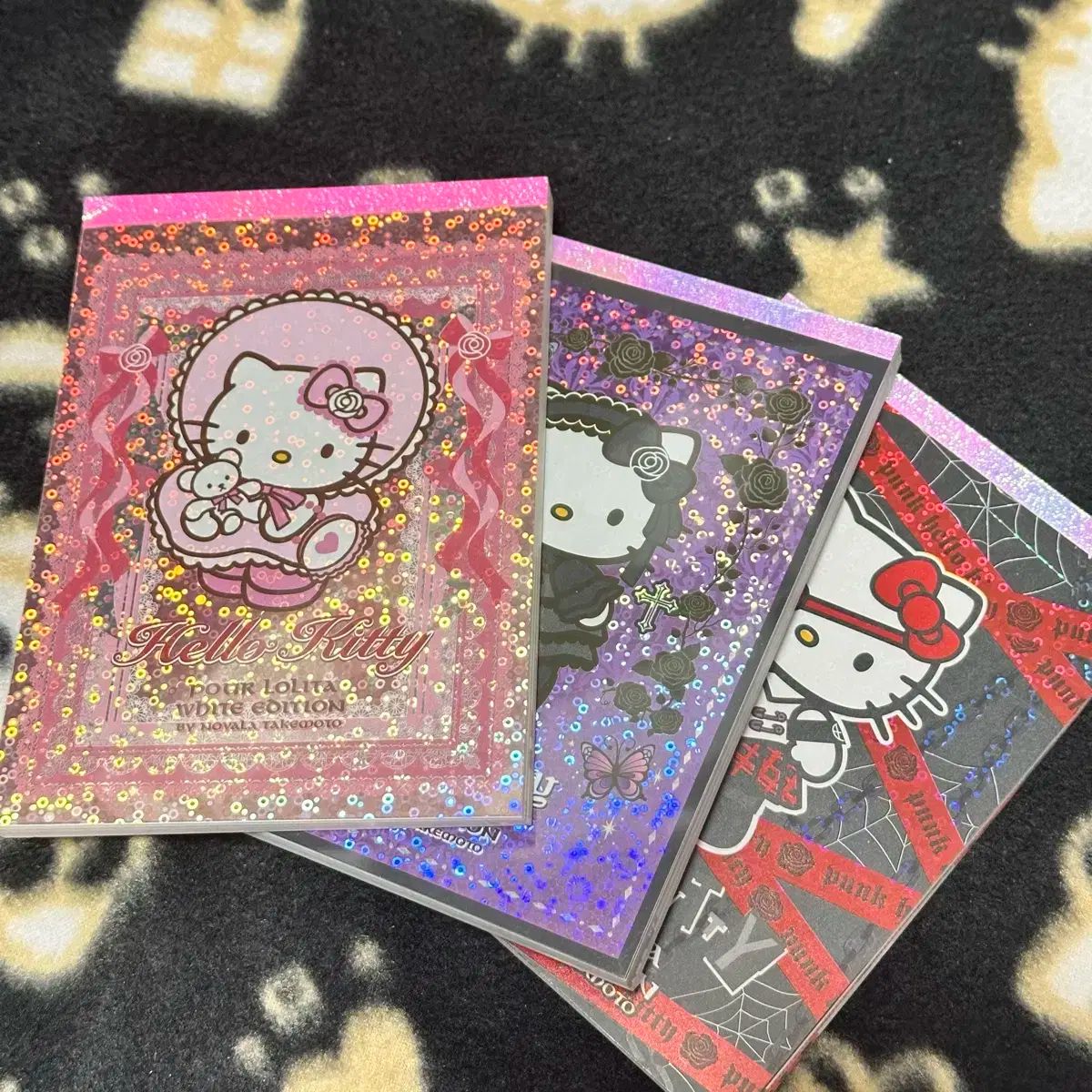 ハローキティ メモ帳 ホログラムメモ ロリータ フリル 2005年製 日本