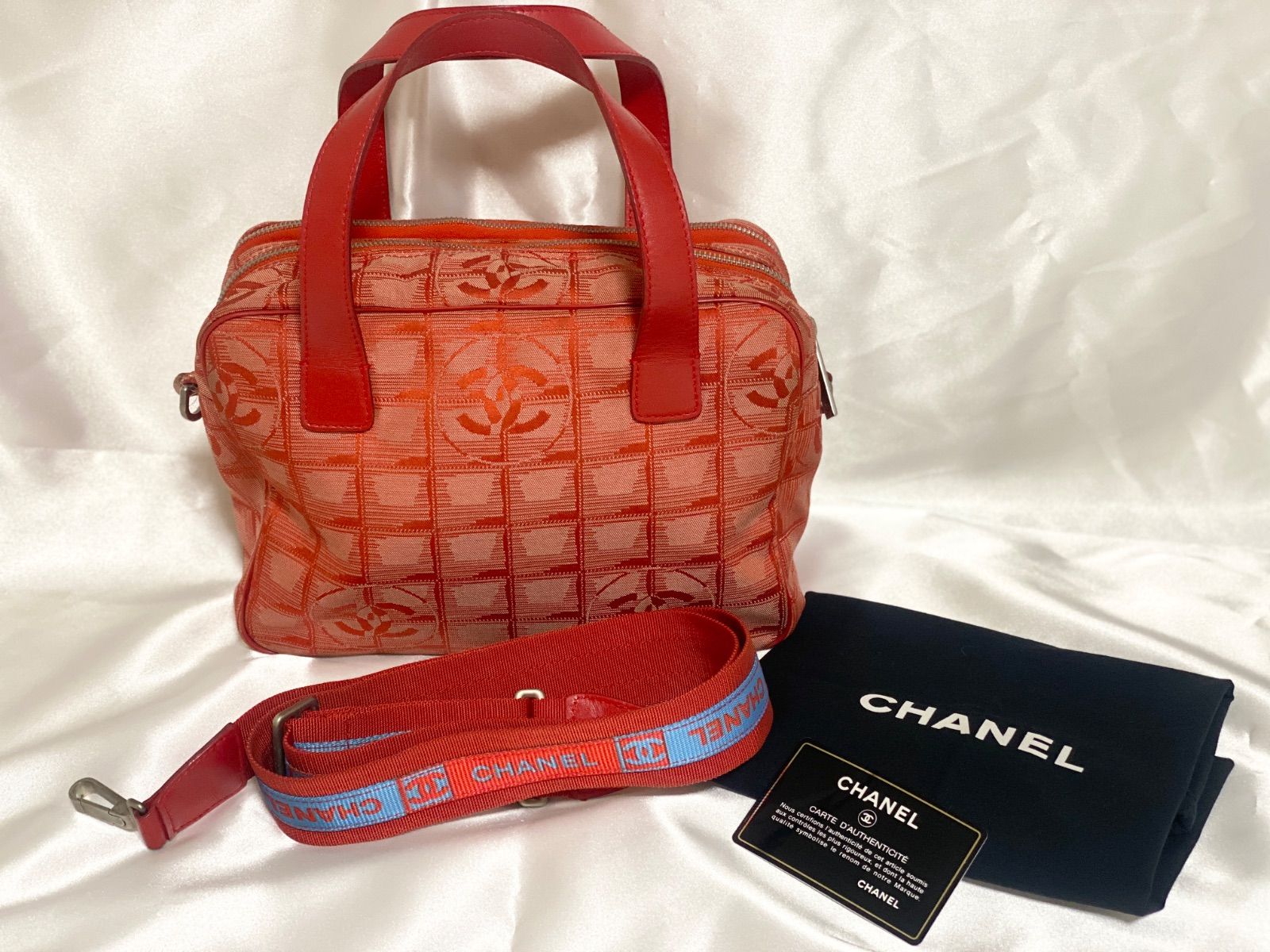 CHANEL シャネル ニュートラベルライン ショルダー ストラップ付き