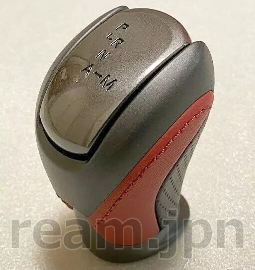 新品 日産純正 35 GT-R GTR シフトノブ ブラックエディション レザー