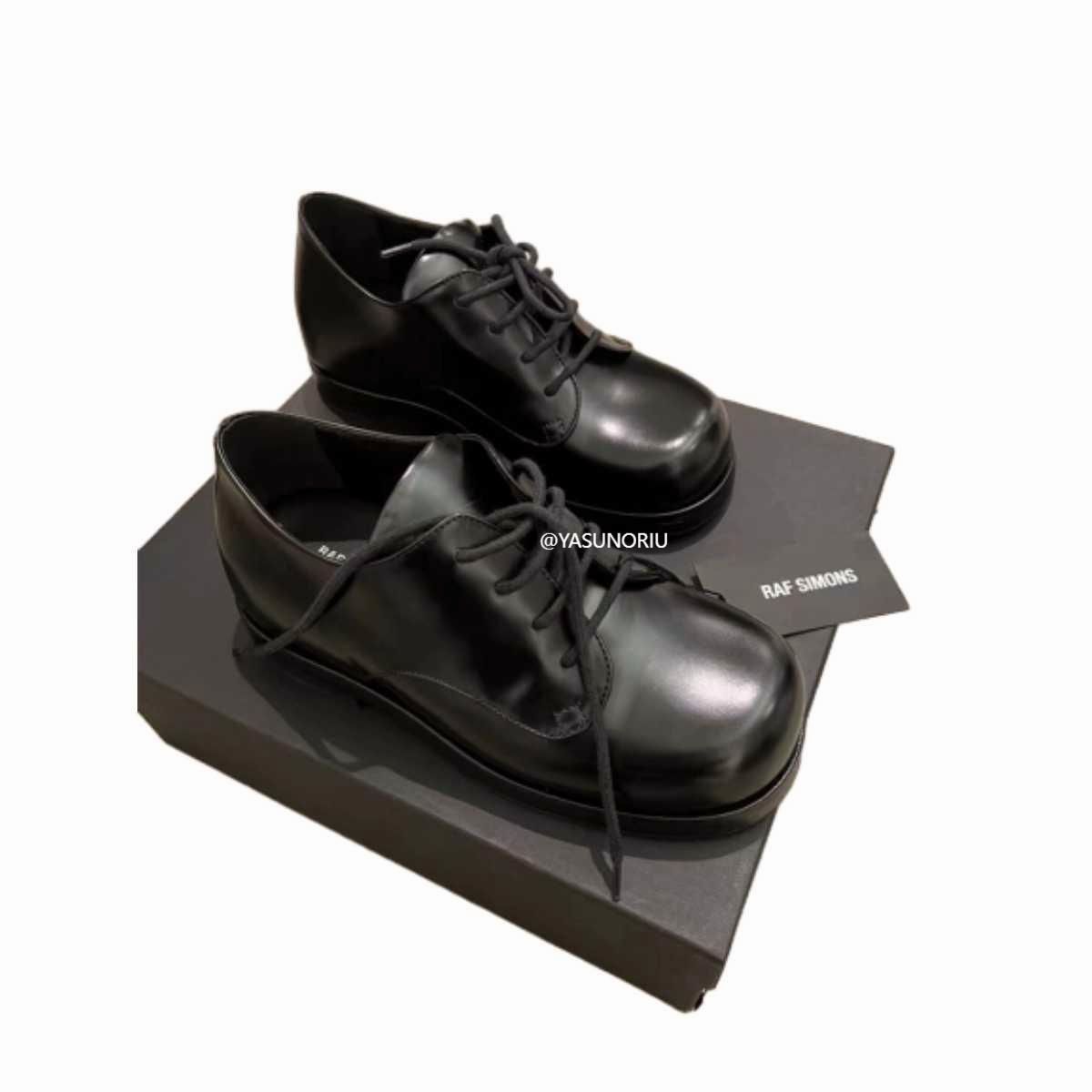 この機会に是非Raf Simons Brushed Leather Derby Shoes - 靴