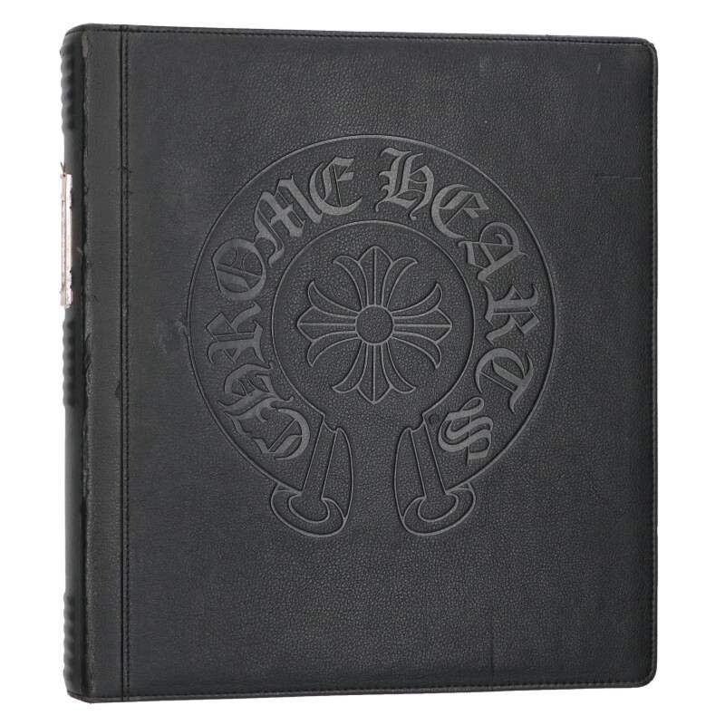 クロムハーツ BINDER ホースシューA4レザーバインダー メンズ