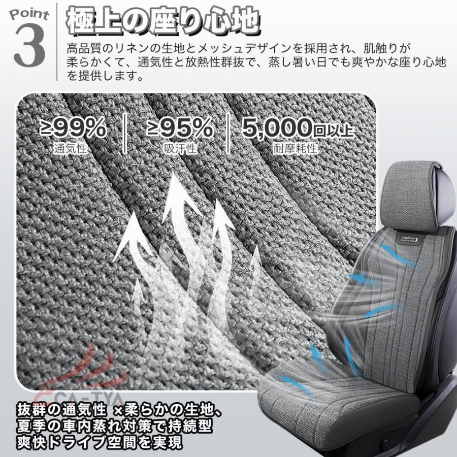 ランドクルザー250 LC250 シートカバー メッシュ シート保護 滑り止め 通気 圧迫感軽減 フリーサイズ オールシーズン対応 簡単取付 麻製 D4 WWW_BUZ-MARSEILLE_FR