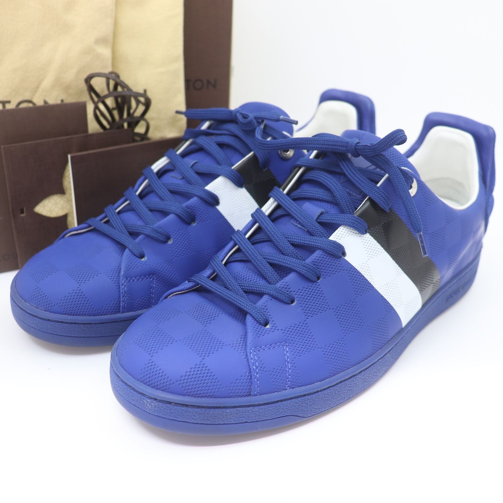 ITLFOENA31BW 美品 LOUIS VUITTON ルイヴィトン ダミエ スニーカー 
