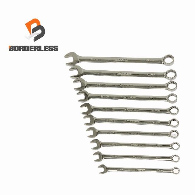 品 Snap-on スナップオン コンビネーションレンチセット OEXM 10本セット 10-19mm 整備工具 110295