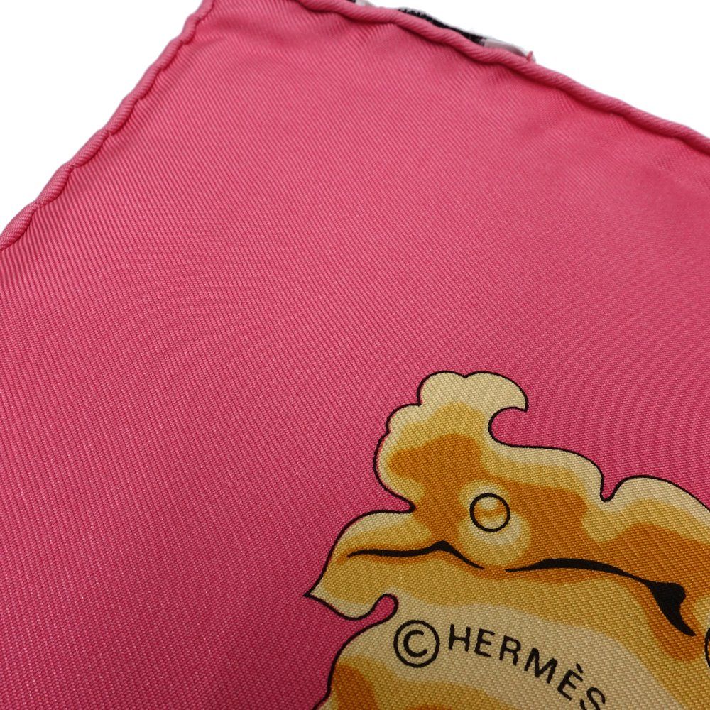 HERMES エルメス スカーフ レディース カレ90 NIKKO 日光東照宮 シルク