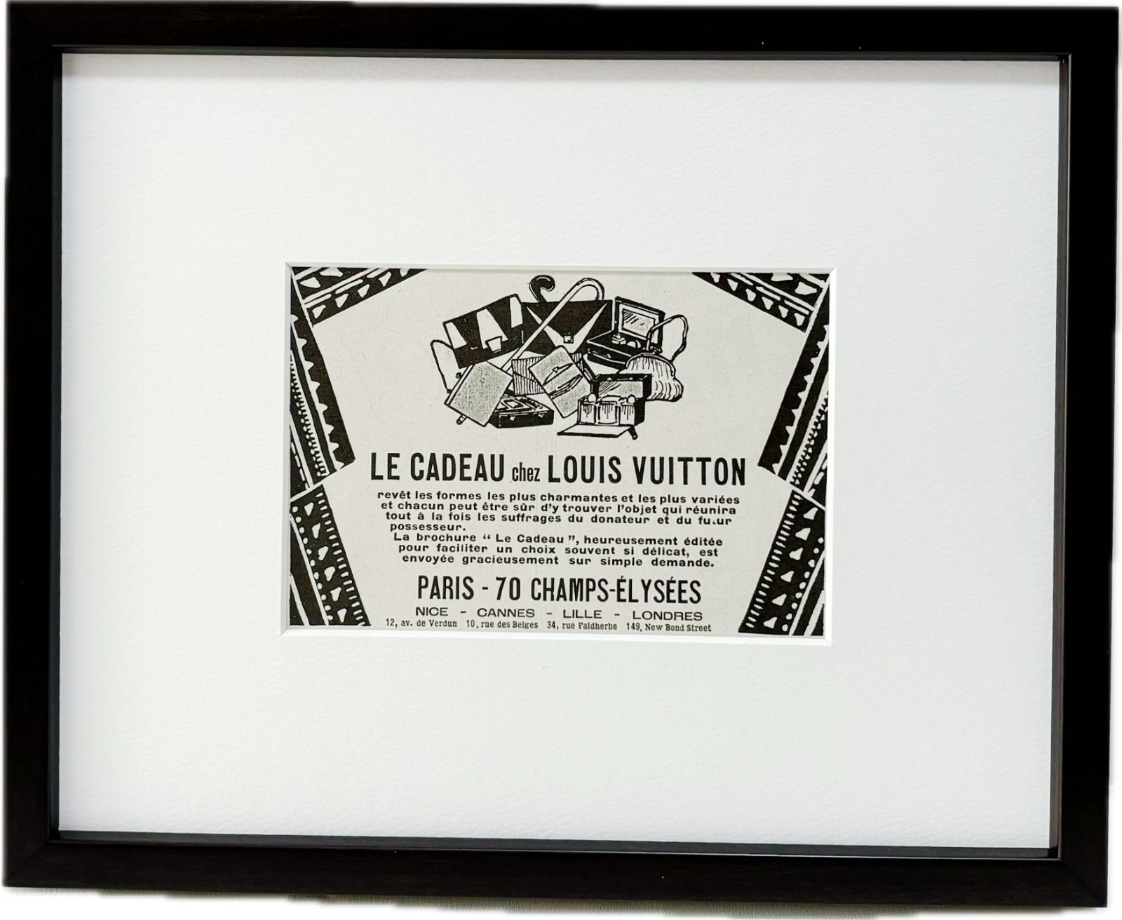 1925 広告＞Louis Vuitton ルイヴィトン ポスター ヴィンテージ アート