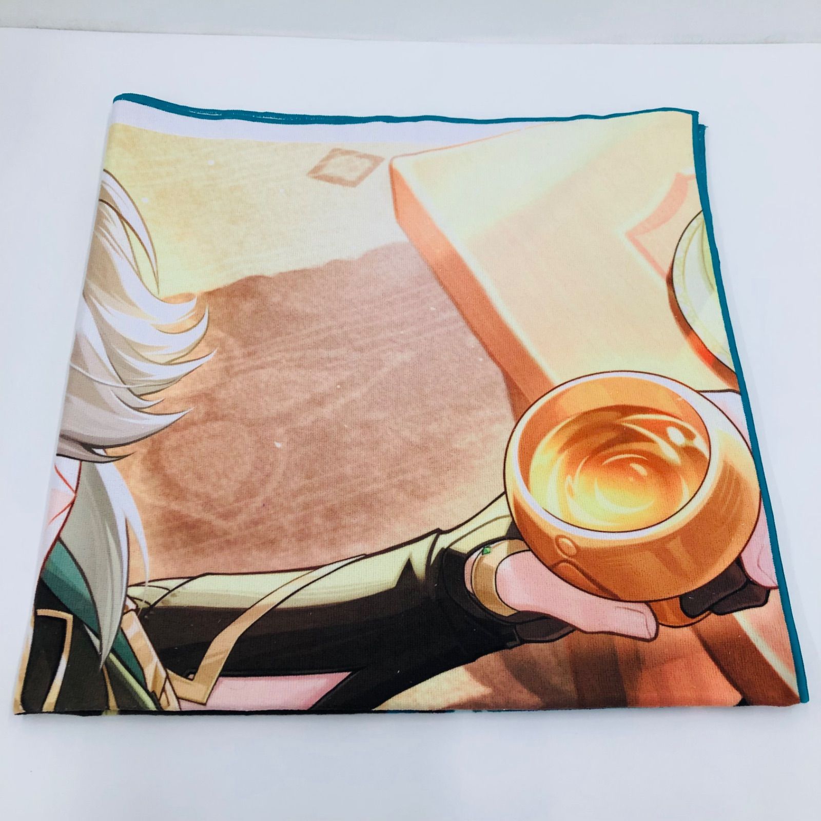 原神展 ビッグスクエアタオル アルハイゼン 原神展 たびごころの赴くままに 原神 アルハイゼン スクエア