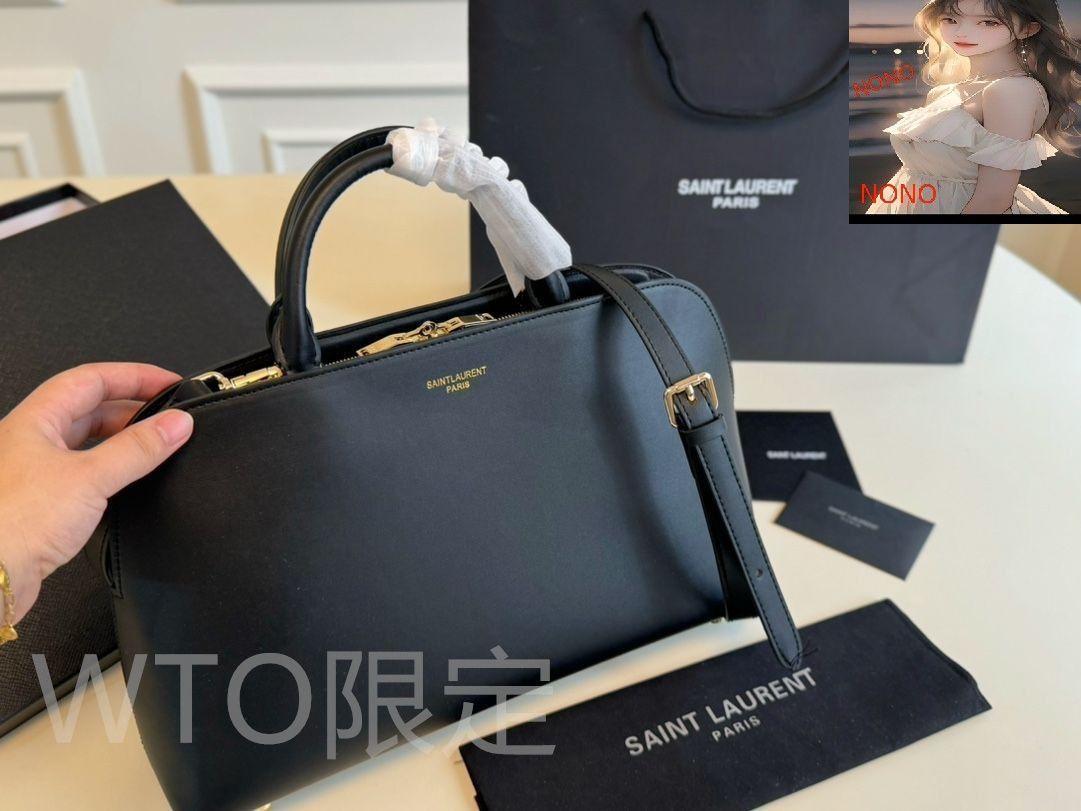 YSLサンローランSDJ Duffleハンドバッグ、トランペット郵便配達
