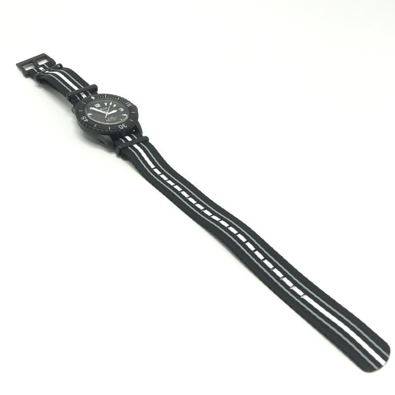 【中古】Blancpain × Swatch OCEAN OF STORMS 自動巻き腕時計 ブラック ブランパン スウォッチ オーシャンオブストーム[10][240010466552] 中古】Blancpain × Swatch OCEAN OF STORMS 自動巻き腕時計 ブラック