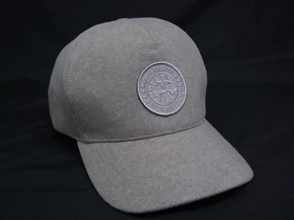 CANADA GOOSE カナダグース ウール100％ キャップ 帽子 メンズ レディース ベージュ系 FI9387