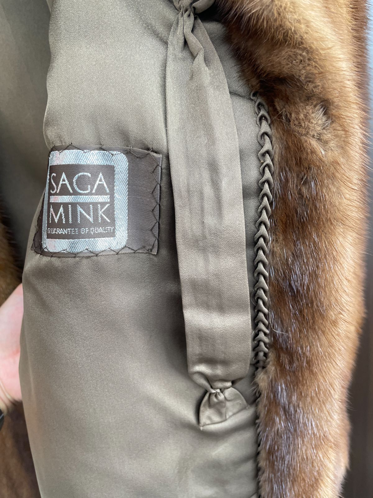 D【SAGA MINK】13サイズ サガミンク 毛皮 コート アウター