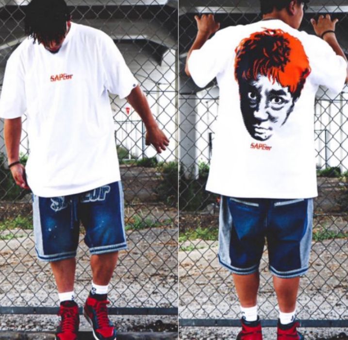 サプール SAPEur 浜田雅功 Tシャツ オレンジ　コラボレーション　未開封 新品未開封 SAPEur × 浜田雅功 Tシャツ オレンジ - メルカリ