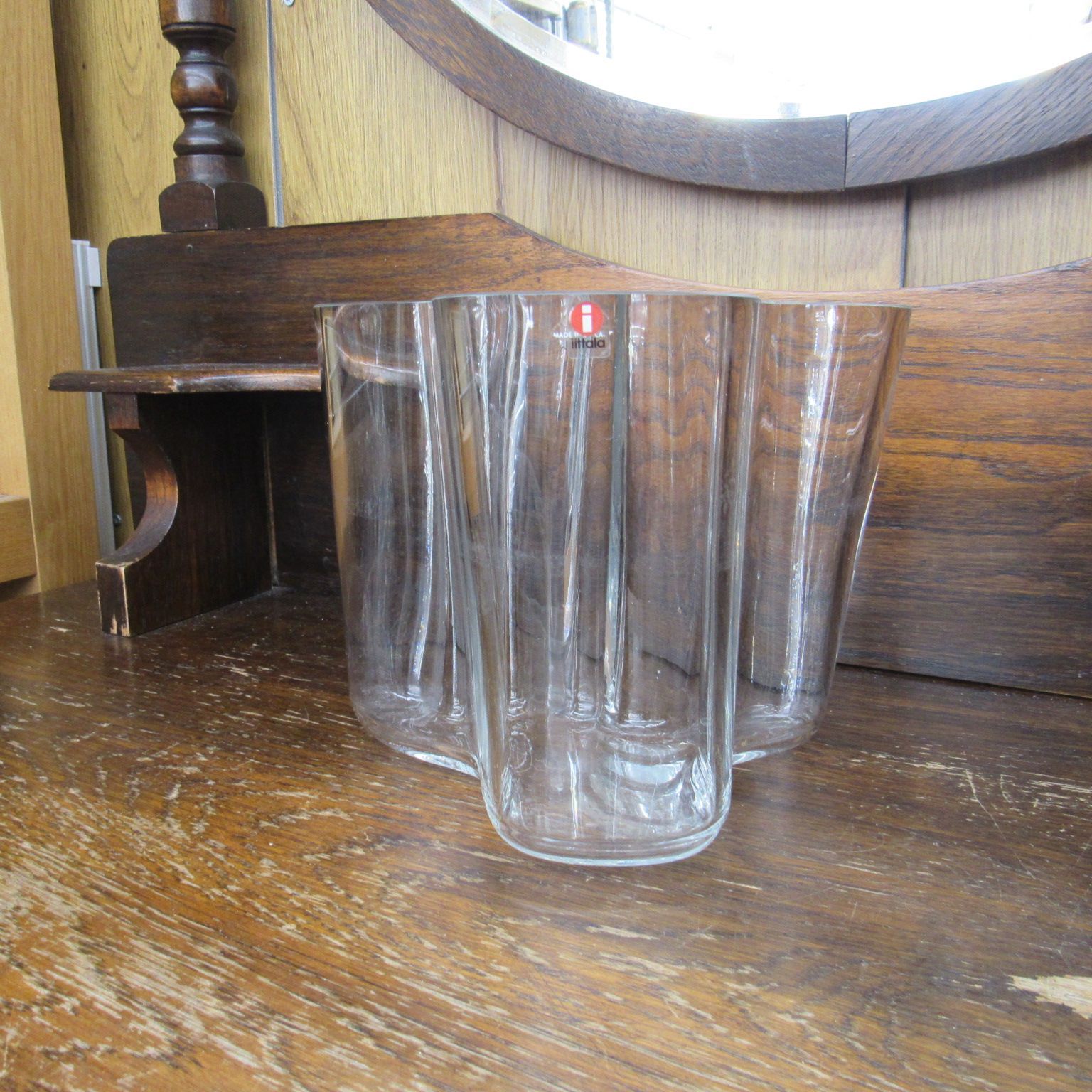 iittala イッタラ アルヴァ アアルト コレクション ベース 160mm クリア エキスパート藤沢辻堂店