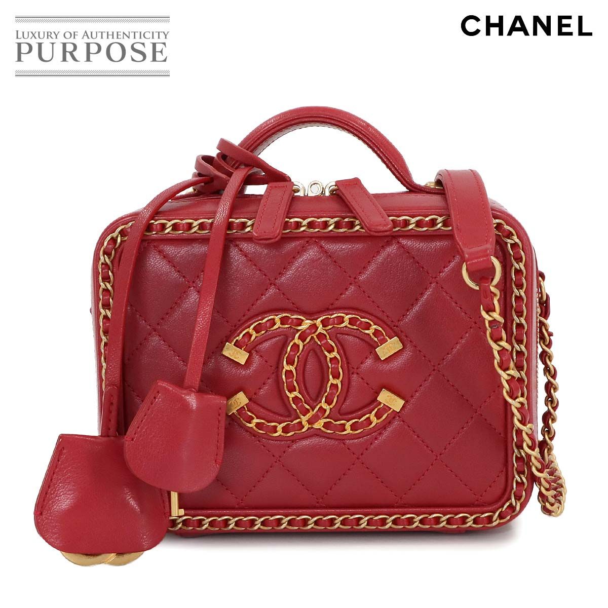 新品同様 シャネル CHANEL CCフィリグリー 2way スモール