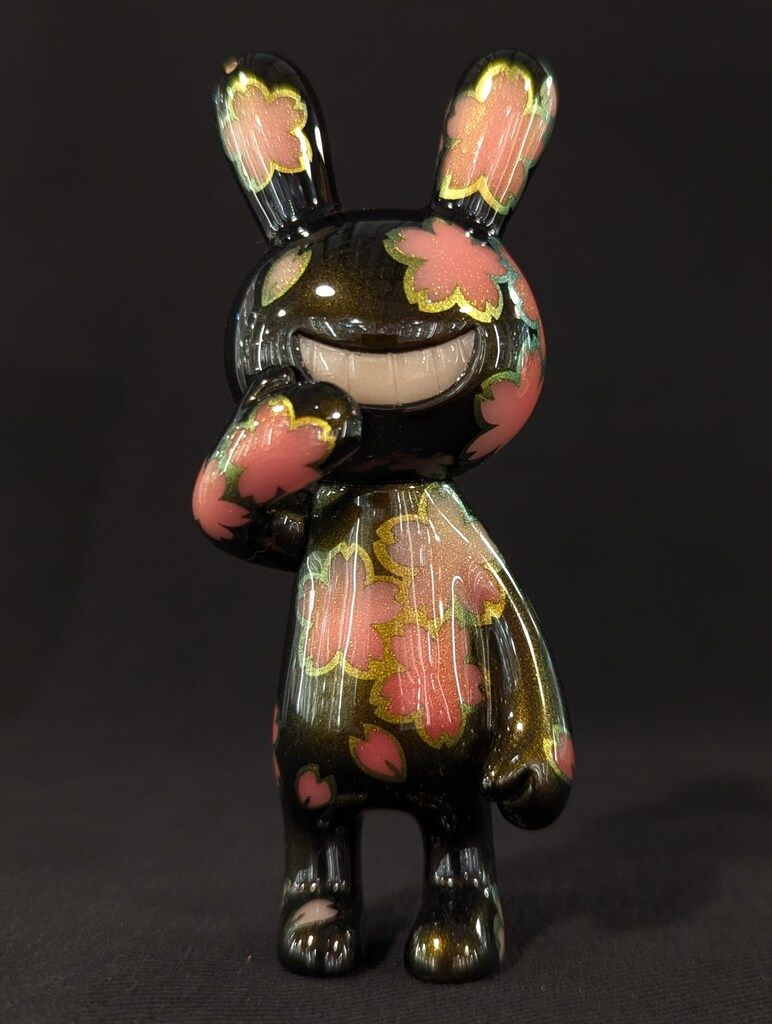 BLACKRABBiT SOFT VINYL FIGURE ブラックラビット 紅桜 夜桜 蓄光成型