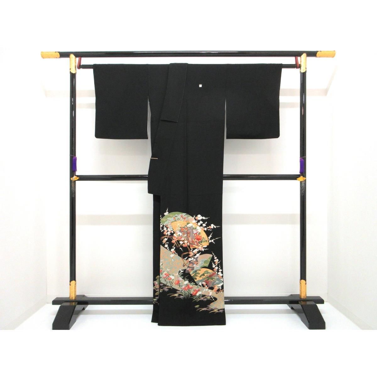 友禅金彩加工 刺繍入り