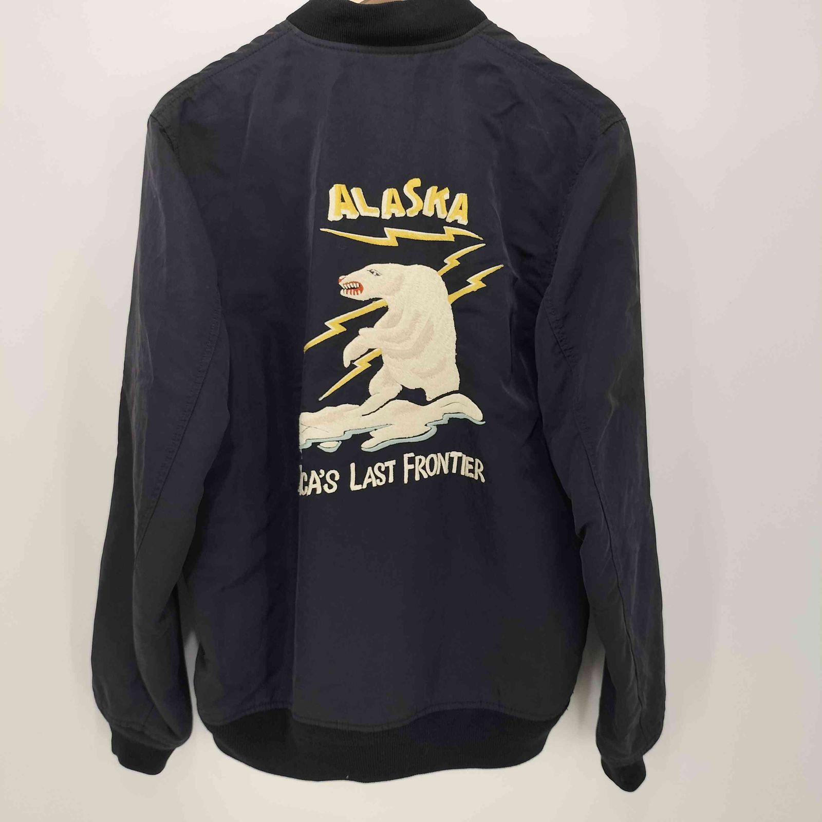 REMI RELIEF 66ナイロン ボマージャケット ALASKA スカジャン レミレリーフ REMI RELIEF 66ナイロン ボマージャケット ALASKA