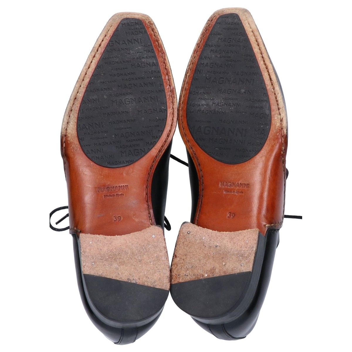MAGNANNI マグナーニ 美品 マロン ホールカットシューズ 39