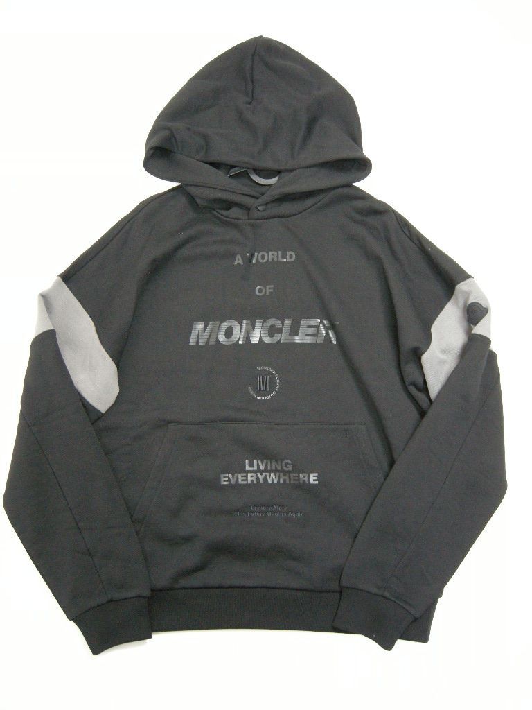 未使用】MONCLER スウェット パーカー XLサイズ ブラック 正規品 | www 