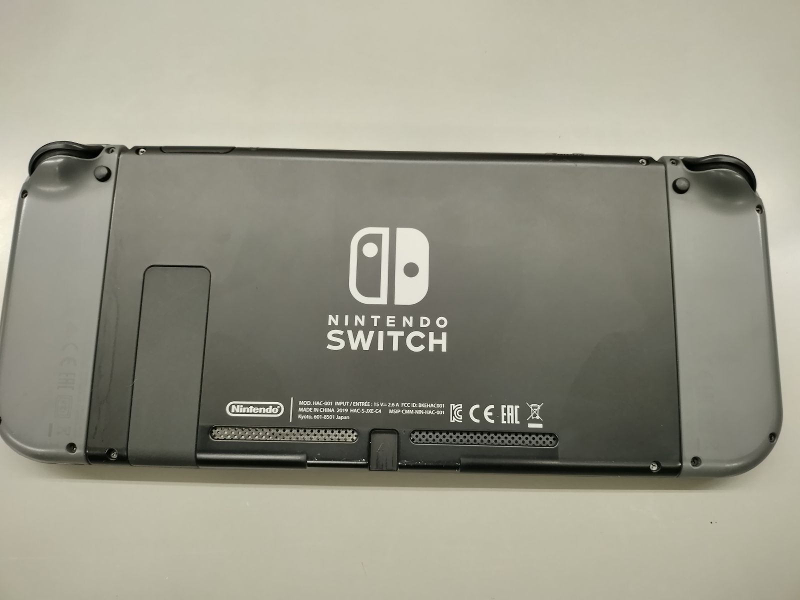 任天堂Switch 初期型　グレー　ジャンク品 ジャンク本体】Nintendo Switch 初期型本体 グレー【50-55】 - メルカリ