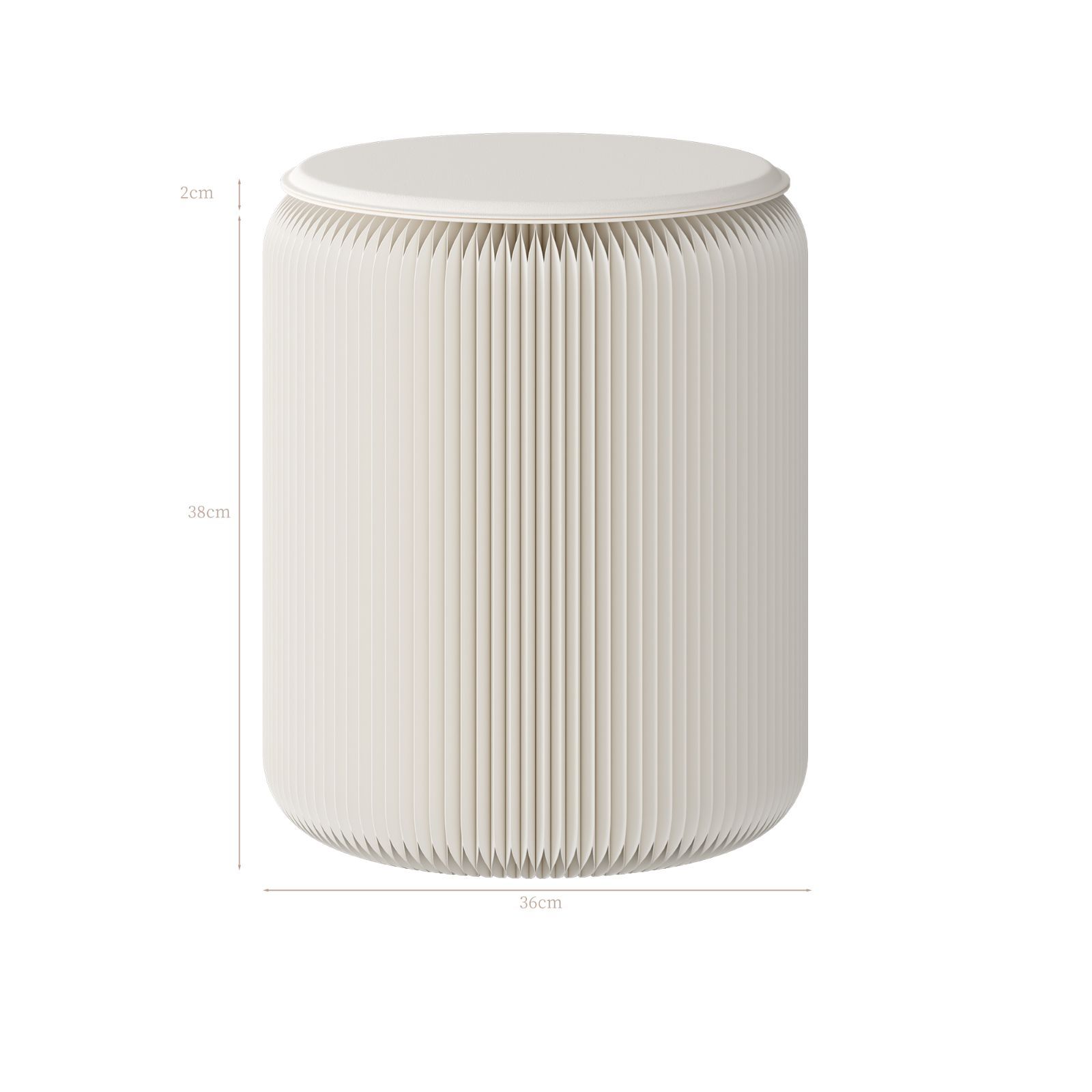 ペーパースツール 椅子 1人用 クッション付き 背もたれなし 折りたたみ