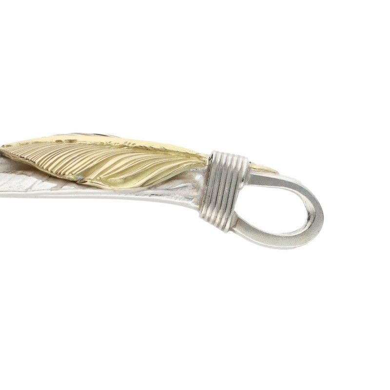 ゴローズ 上金特大フェザー 右向き ネックレストップ メンズ 特大 WWW_WOWDIGSITE_COM